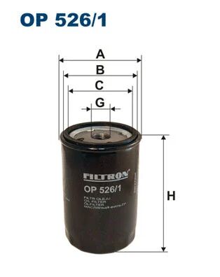 FILTRON olajszűrő - OP 526/1 - TothCarparts