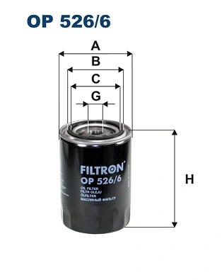 FILTRON olajszűrő - OP 526/6 - TothCarparts