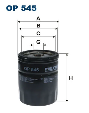 FILTRON olajszűrő - OP 545 - TothCarparts