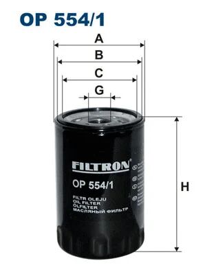 FILTRON olajszűrő - OP 554/1 - TothCarparts