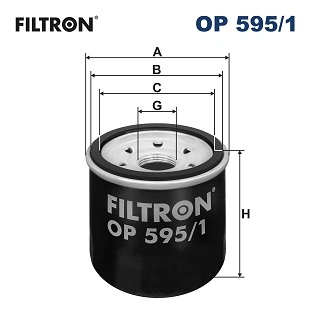 FILTRON olajszűrő - OP 595/1 - TothCarparts