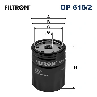 FILTRON olajszűrő - OP 616/2 - TothCarparts