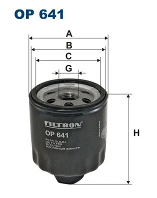 FILTRON olajszűrő - OP 641 - TothCarparts