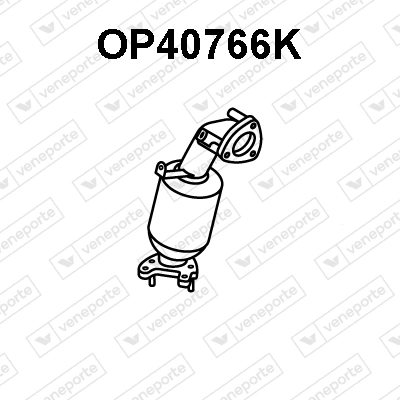 VENEPORTE katalizátor - OP40766K - TothCarparts