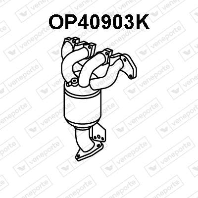 VENEPORTE katalizátor - OP40903K - TothCarparts