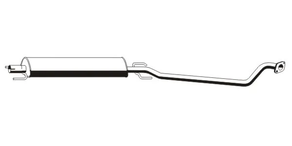 VEGAZ GmbH középső hangtompító - OS-489ERNS - TothCarparts