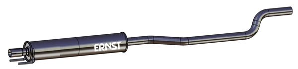VEGAZ GmbH középső hangtompító - OS-506ERNS - TothCarparts