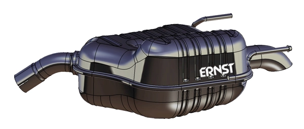 VEGAZ GmbH hátsó hangtompító - OS-561ERNS - TothCarparts