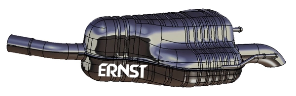 VEGAZ GmbH hátsó hangtompító - OS-689ERNS - TothCarparts