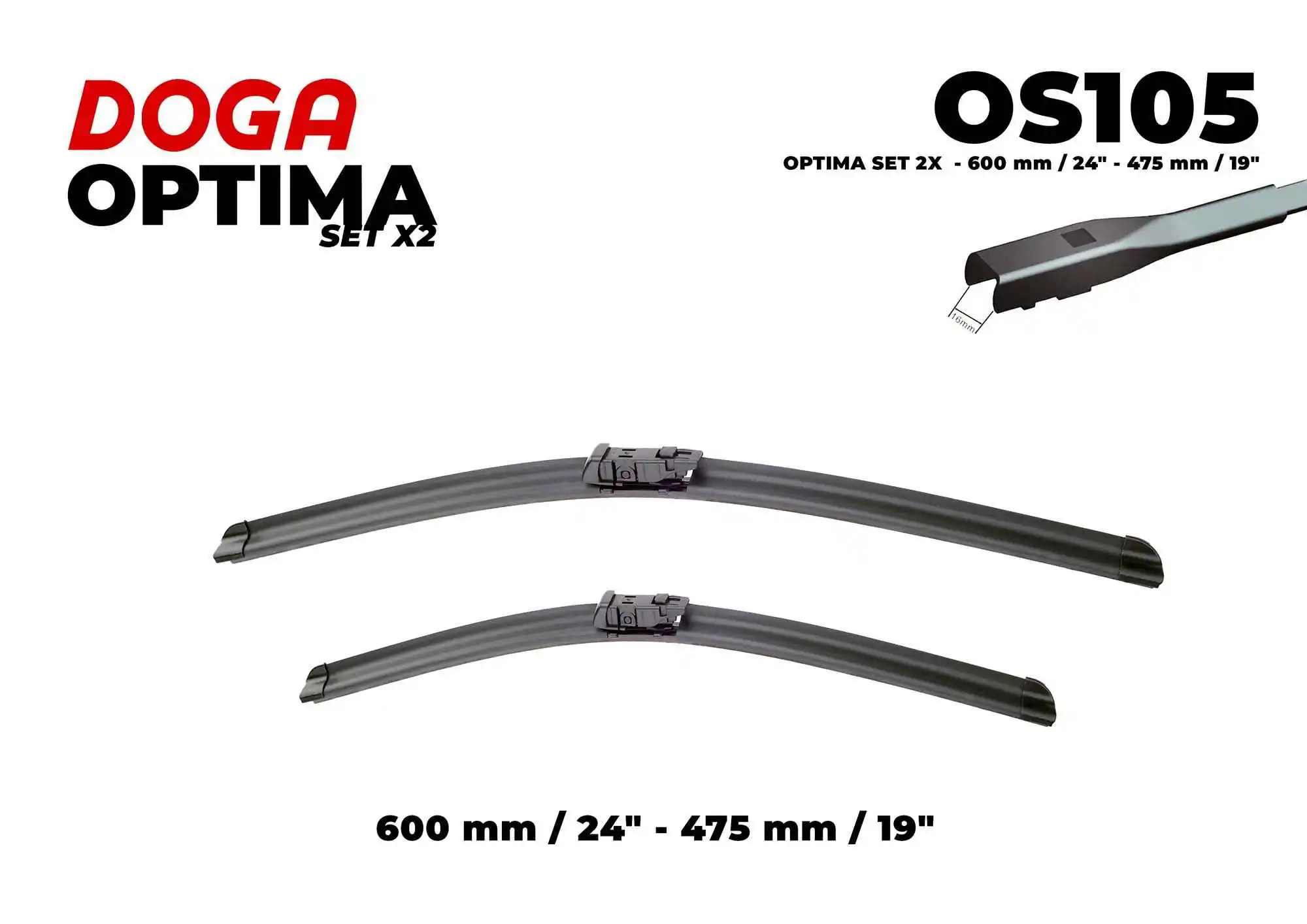 DOGA törlőlapát - OS105 - TothCarparts