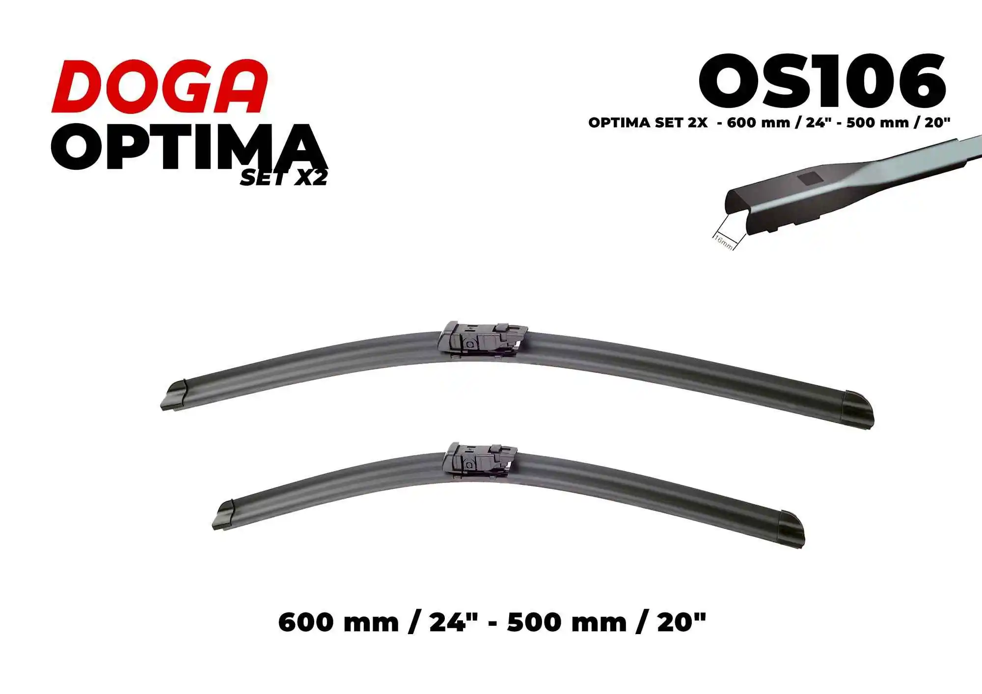 DOGA törlőlapát - OS106 - TothCarparts