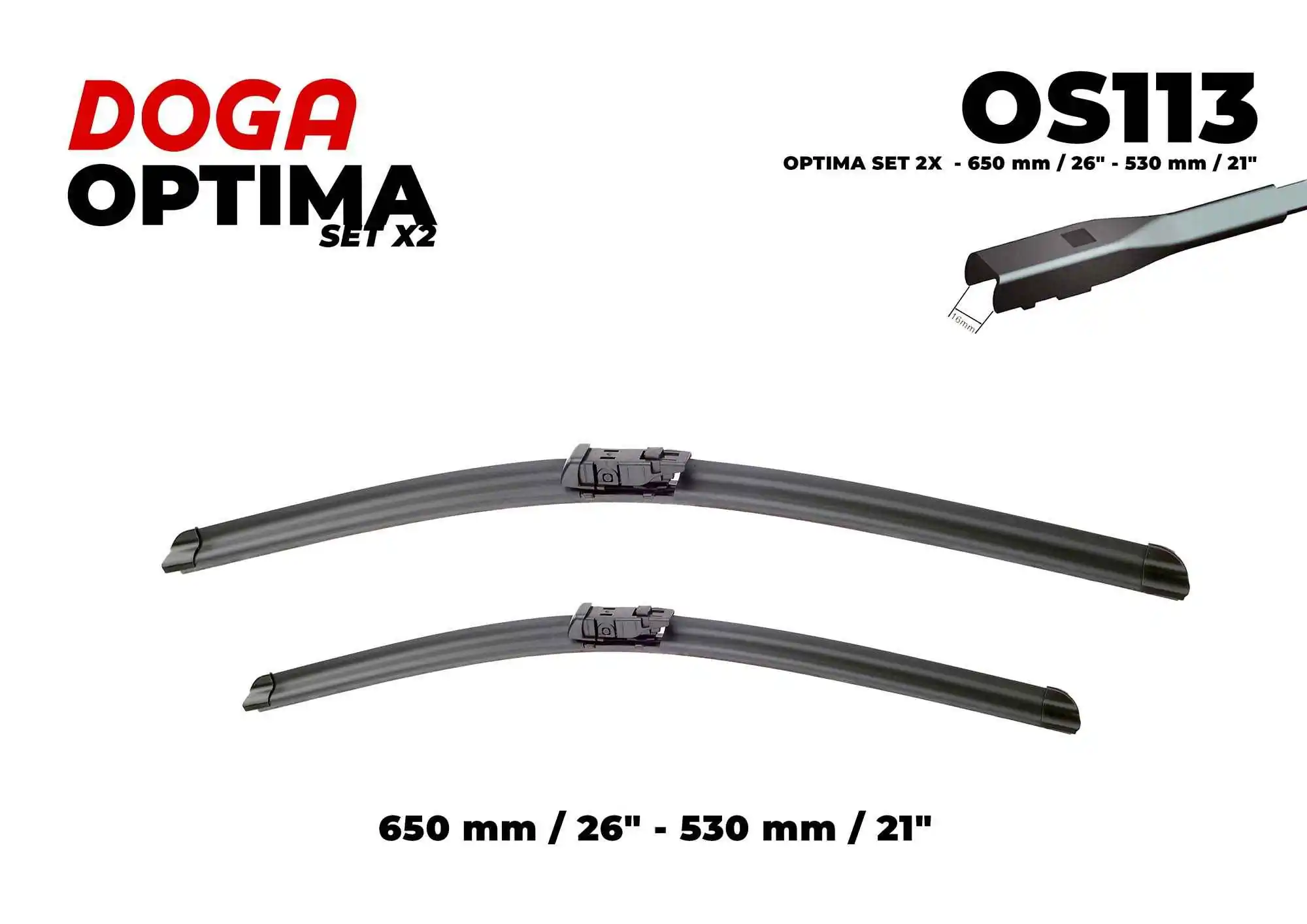 DOGA törlőlapát - OS113 - TothCarparts