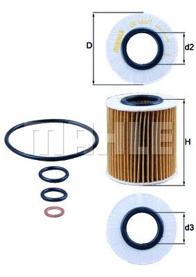 KNECHT olajszűrő - OX 166/1D - TothCarparts