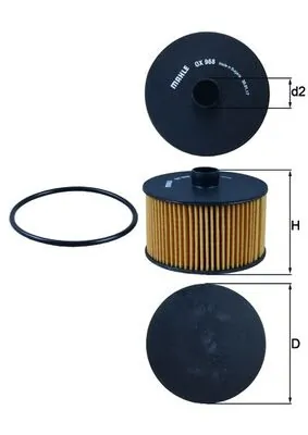KNECHT olajszűrő - OX 968D - TothCarparts