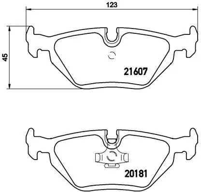 BREMBO fékbetétkészlet, tárcsafék - P 06 013 - TothCarparts