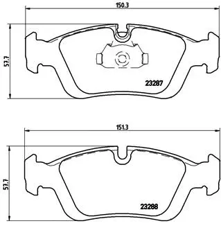 BREMBO fékbetétkészlet, tárcsafék - P 06 024 - TothCarparts