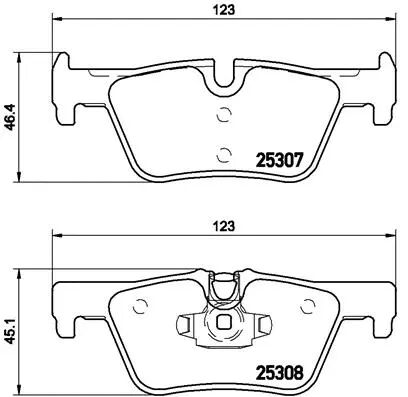 BREMBO fékbetétkészlet, tárcsafék - P 06 071 - TothCarparts