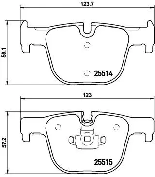 BREMBO fékbetétkészlet, tárcsafék - P 06 072 - TothCarparts