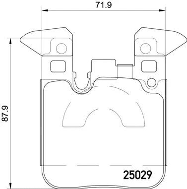BREMBO fékbetétkészlet, tárcsafék - P 06 087 - TothCarparts