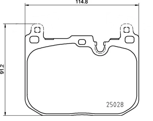 BREMBO fékbetétkészlet, tárcsafék - P 06 110 - TothCarparts