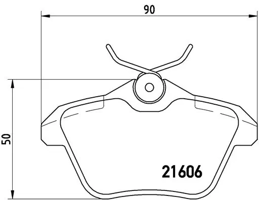 BREMBO fékbetétkészlet, tárcsafék - P 23 067 - TothCarparts