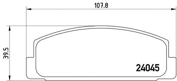 BREMBO fékbetétkészlet, tárcsafék - P 49 036 - TothCarparts