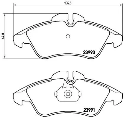 BREMBO fékbetétkészlet, tárcsafék - P 50 080 - TothCarparts