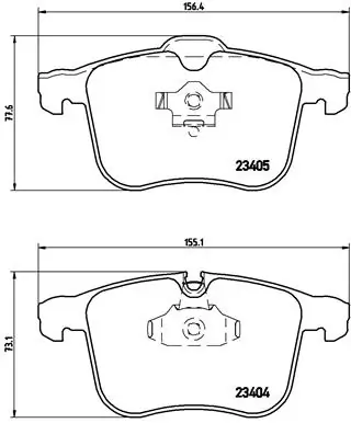 BREMBO fékbetétkészlet, tárcsafék - P 59 046 - TothCarparts