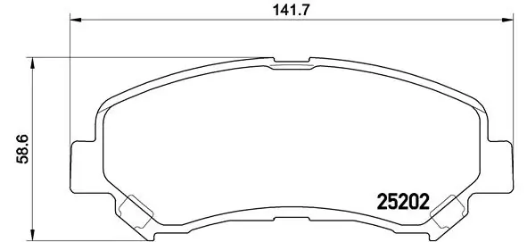 BREMBO fékbetétkészlet, tárcsafék - P 79 028 - TothCarparts
