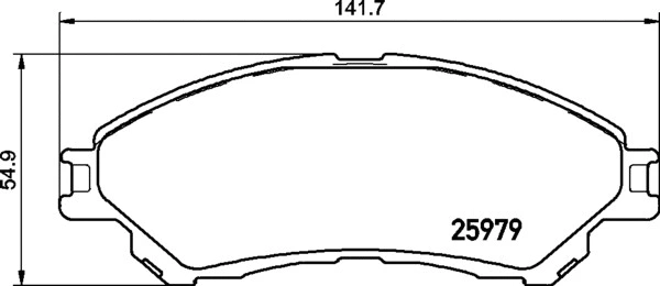 BREMBO fékbetétkészlet, tárcsafék - P 79 032 - TothCarparts