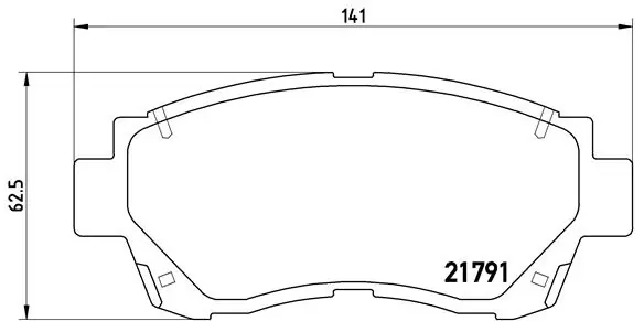 BREMBO fékbetétkészlet, tárcsafék - P 83 027 - TothCarparts