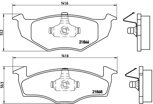 BREMBO fékbetétkészlet, tárcsafék - P 85 030 - TothCarparts
