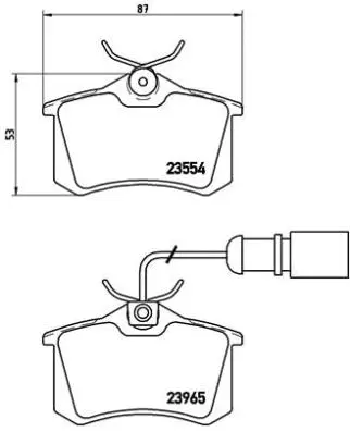 BREMBO fékbetétkészlet, tárcsafék - P 85 058 - TothCarparts