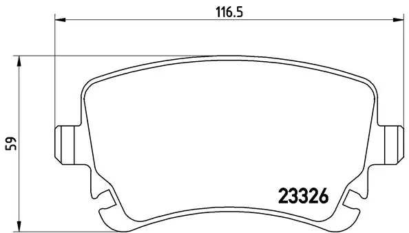 BREMBO fékbetétkészlet, tárcsafék - P 85 076 - TothCarparts
