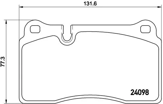 BREMBO fékbetétkészlet, tárcsafék - P 85 116 - TothCarparts