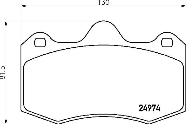 BREMBO fékbetétkészlet, tárcsafék - P 85 134 - TothCarparts