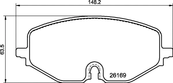 BREMBO fékbetétkészlet, tárcsafék - P 85 182 - TothCarparts