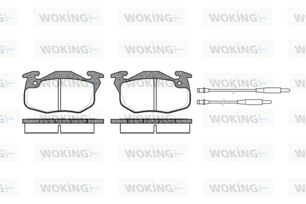 WOKING fékbetétkészlet, tárcsafék - P0923.34 - TothCarparts