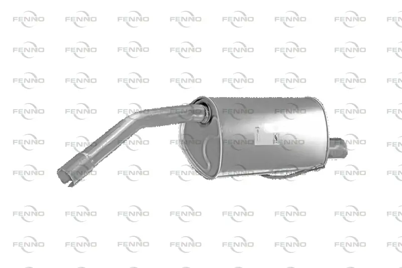 FENNO hátsó hangtompító - P1014 - TothCarparts