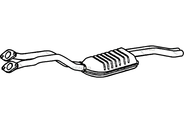 FENNO első hangtompító - P1457 - TothCarparts
