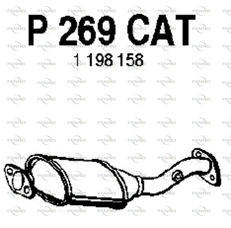 FENNO katalizátor - P269CAT - TothCarparts