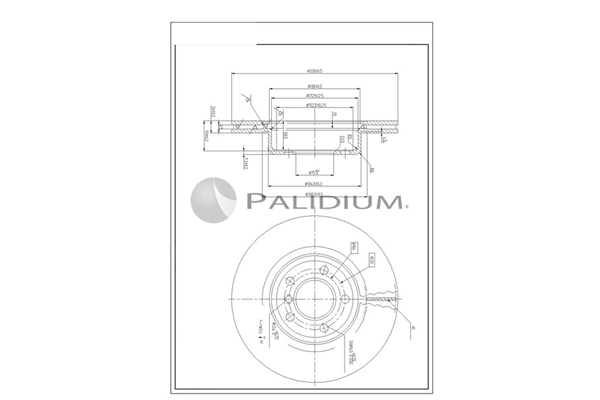 ASHUKI by Palidium féktárcsa - P330-239 - TothCarparts