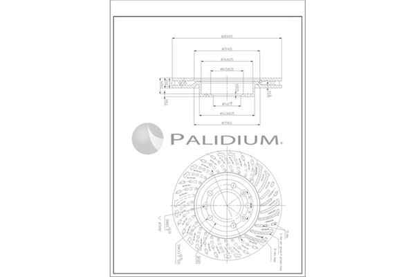 ASHUKI by Palidium féktárcsa - P330-248 - TothCarparts