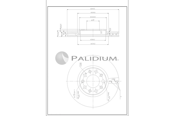 ASHUKI by Palidium féktárcsa - P330-264 - TothCarparts