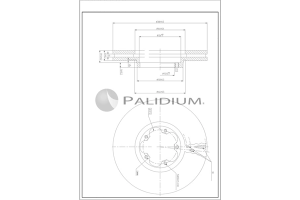 ASHUKI by Palidium féktárcsa - P330-269 - TothCarparts