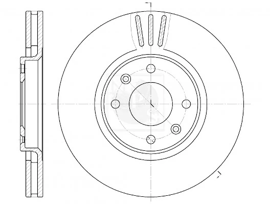 NPS féktárcsa - P330A02 - TothCarparts