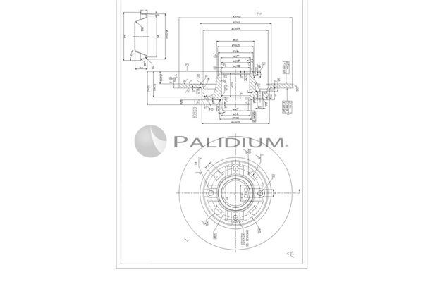 ASHUKI by Palidium féktárcsa - P331-129 - TothCarparts