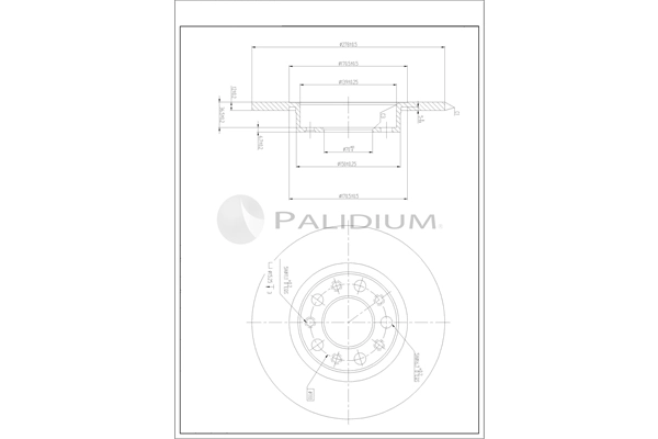 ASHUKI by Palidium féktárcsa - P331-142 - TothCarparts