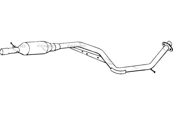 FENNO középső hangtompító - P3420 - TothCarparts