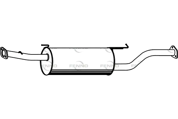 FENNO középső hangtompító - P38032 - TothCarparts